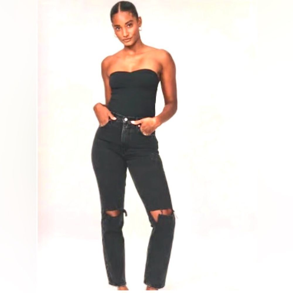 Abercrombie & Fitch The 90's Straight Leg Ultra High Rise Curve Love